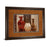 Classy Living Rustic Vases Wall Art Double Mat 40"x34", Dark Chocolate