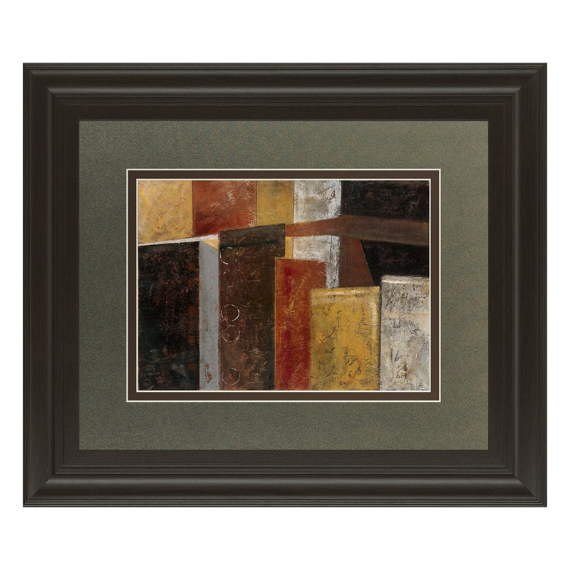 Classy Living Urban Layers Wall Art Double Mat 40"x34", Dark Chocolate