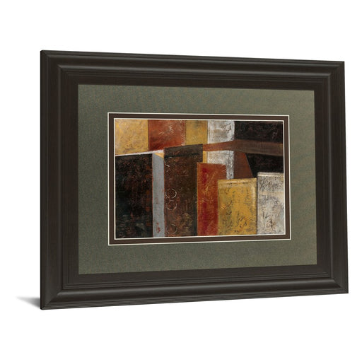 Classy Living Urban Layers Wall Art Double Mat 40"x34", Dark Chocolate