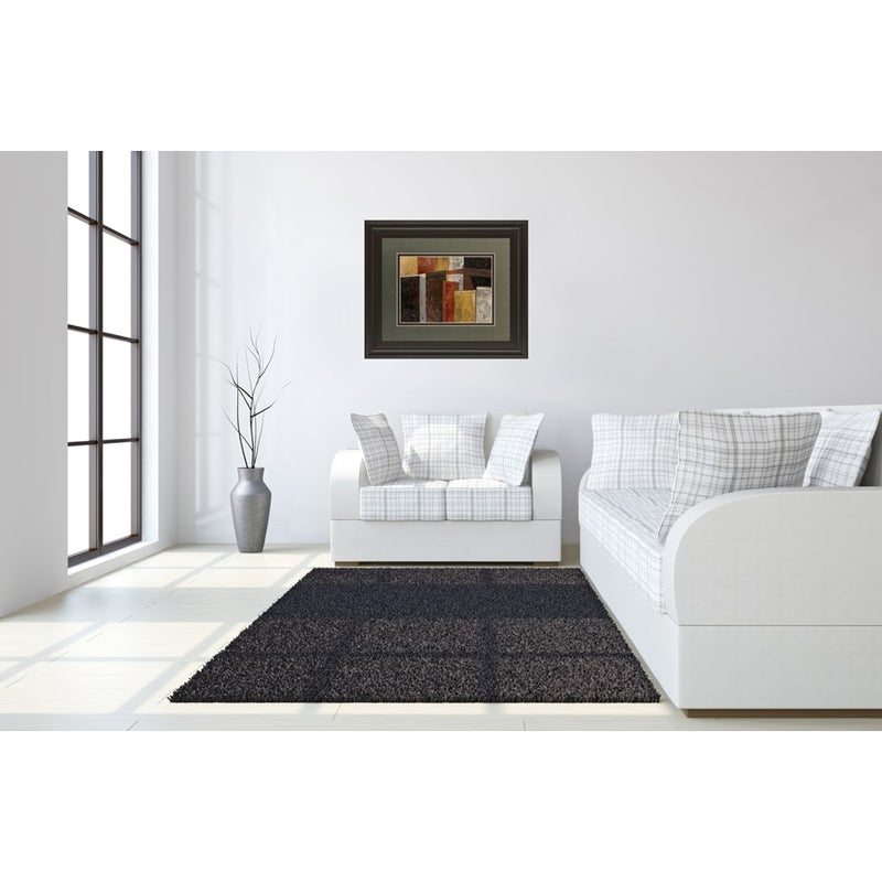 Classy Living Urban Layers Wall Art Double Mat 40"x34", Dark Chocolate