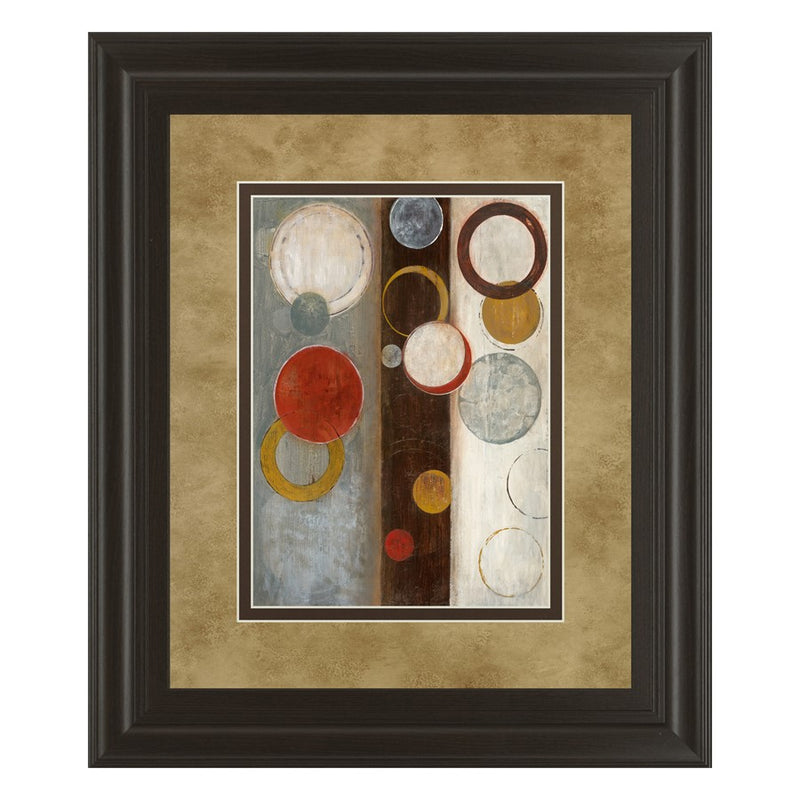 Classy Living Crescent Moon I Wall Art Double Mat 34"x40", Chocolate
