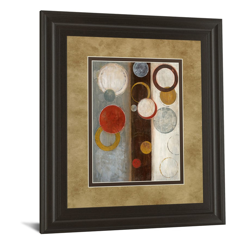 Classy Living Crescent Moon I Wall Art Double Mat 34"x40", Chocolate
