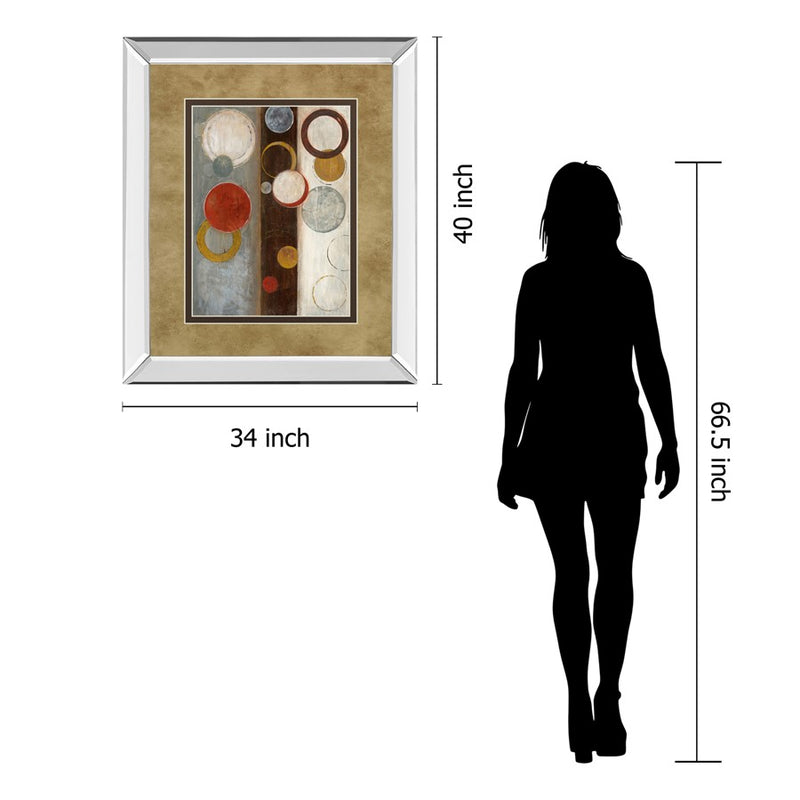 Classy Living Crescent Moon I Wall Art 34"x40", Mirrored