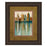 Classy Living Golden Skyline Mirage Wall Art Double Mat 40"x34", Cinnamon