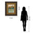 Classy Living Golden Skyline Mirage Wall Art Double Mat 40"x34", Cinnamon