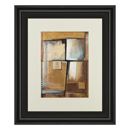 Classy Living Textured Harmony Wall Art Double Mat 34"x40", Chocolate - DM5281