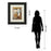 Classy Living Textured Harmony Wall Art Double Mat 34"x40", Chocolate