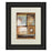 Classy Living Muted Geometry Wall Art Double Mat 34"x40", Chocolate