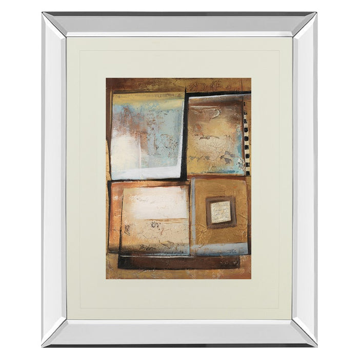 Classy Living Muted Geometry Wall Art 34"x40", Mirrored