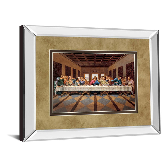 Classy Living Last Supper Scene Wall Art 40"x34", Mirrored