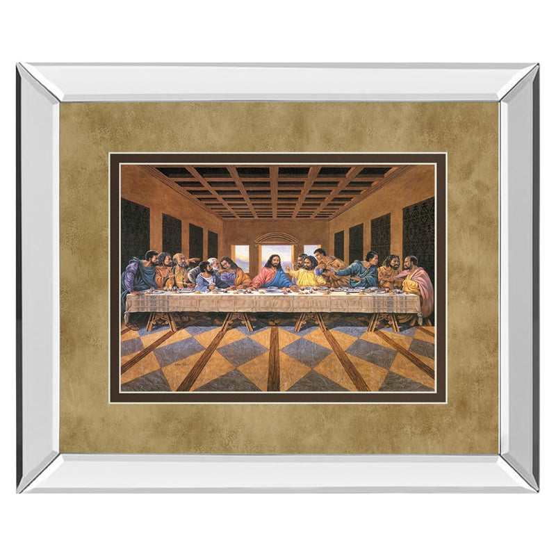 Classy Living Last Supper Wall Art 40"x34", Mirrored