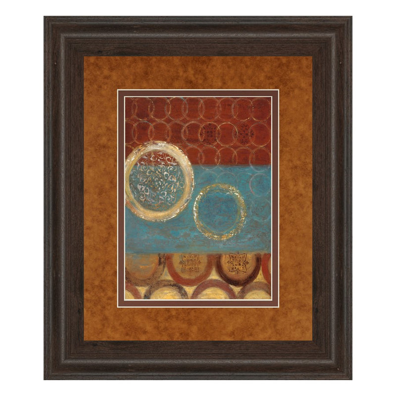 Classy Living Tanzania Harmony Wall Art Double Mat 34"x40", Cinnamon Mocha