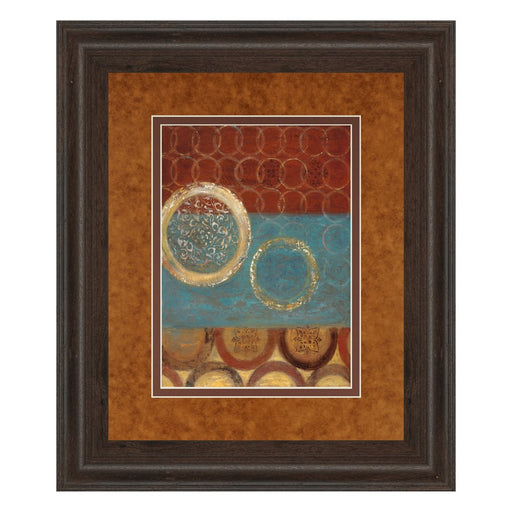 Classy Living Tanzania Harmony Wall Art Dbl Mat 34"x40", Cinnamon Mocha - DM5295