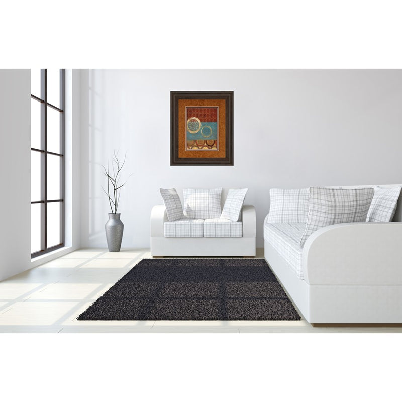 Classy Living Tanzania Harmony Wall Art Double Mat 34"x40", Cinnamon Mocha