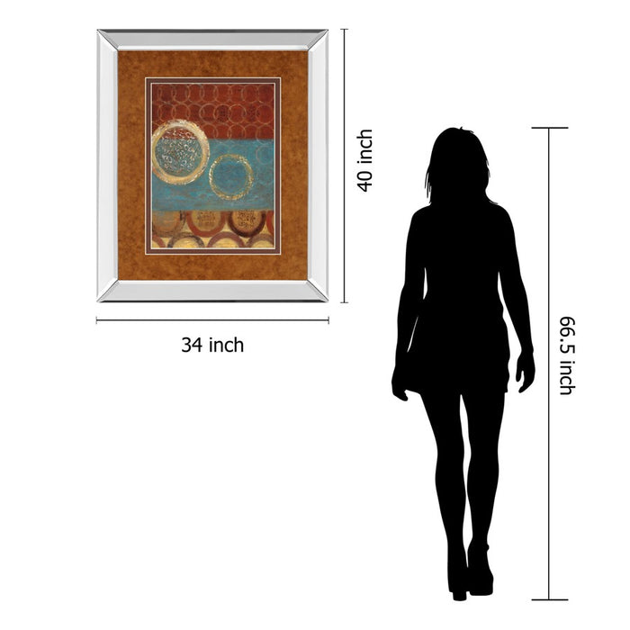 Classy Living Tanzania Harmony Wall Art 34"x40", Mirrored