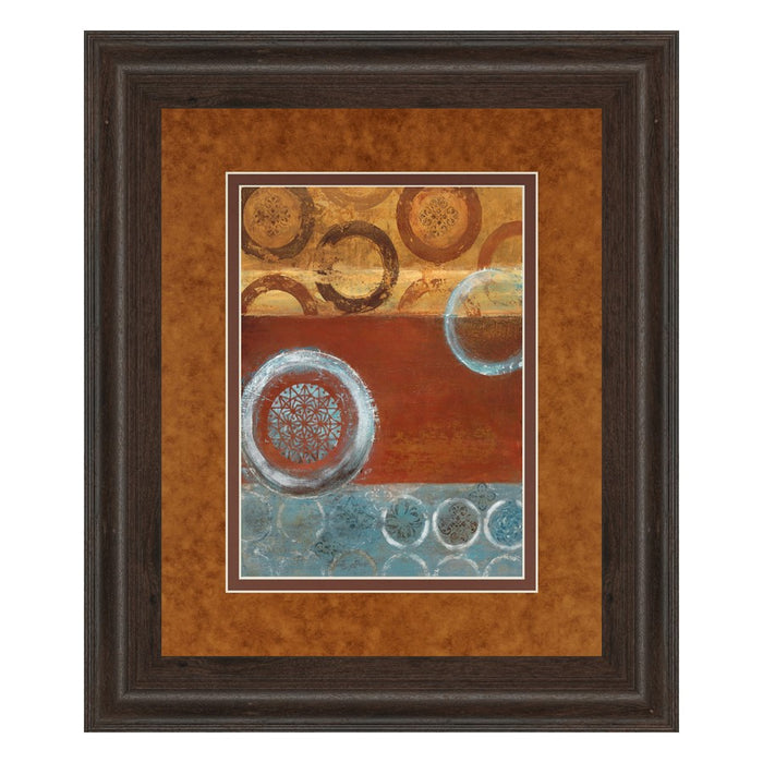 Classy Living Earth Rhythm Wall Art Double Mat 34"x40", Cinnamon Mocha