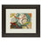 Classy Living Geometric Circles Wall Art Double Mat 40"x34", Chocolate