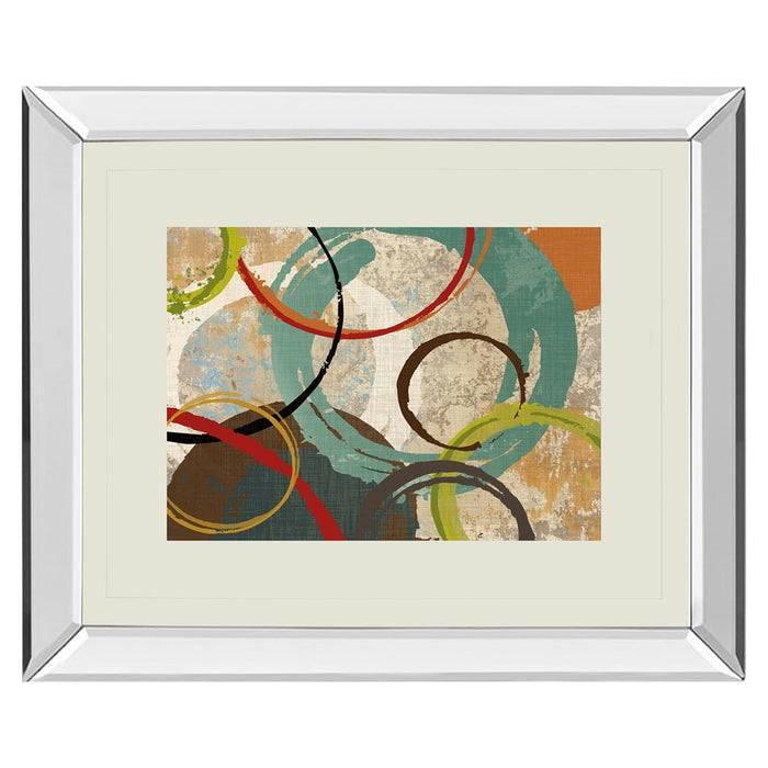 Classy Living Geometric Circles Wall Art 40"x34", Mirrored