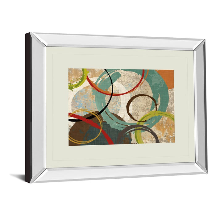 Classy Living Geometric Circles Wall Art 40"x34", Mirrored