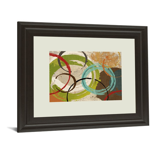 Classy Living Color Dance Wall Art Double Mat 40"x34", Dark Chocolate