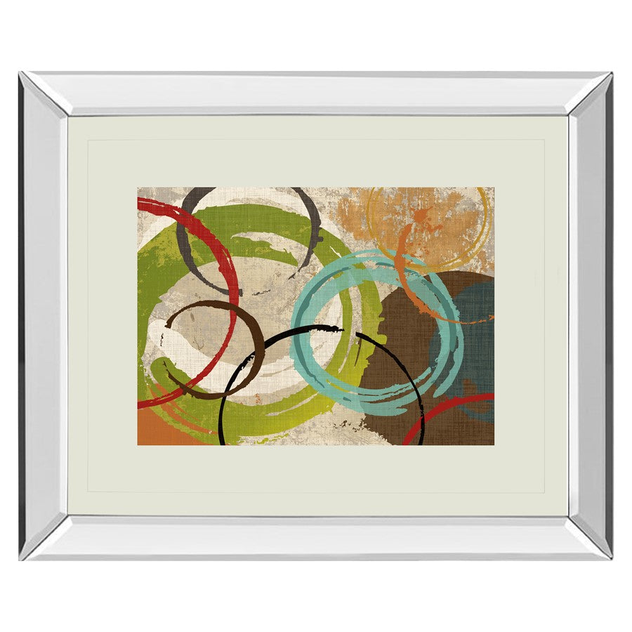 Classy Living Color Dance Wall Art 40"x34", Mirrored