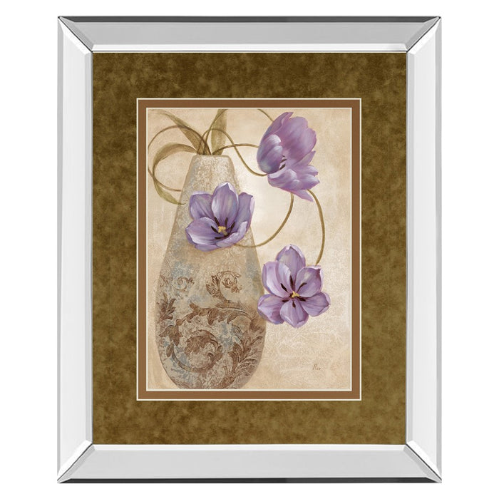Classy Living Purple Elegance Wall Art 34"x40", Mirrored