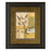 Classy Living Olive Branch Mosaic Wall Art Double Mat 34"x40", Chocolate