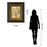 Classy Living Olive Branch Mosaic Wall Art Double Mat 34"x40", Chocolate