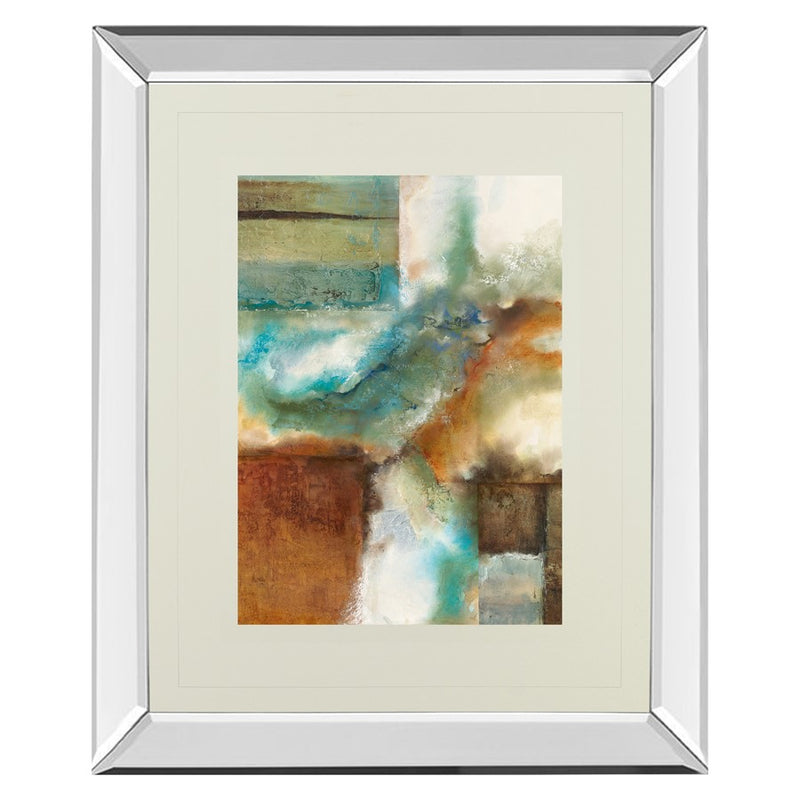 Classy Living Ocean Ember Wall Art 34"x40", Mirrored