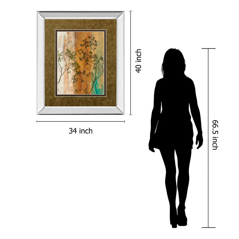 Classy Living Spring Branch II Wall Art 34"x40", Mirrored