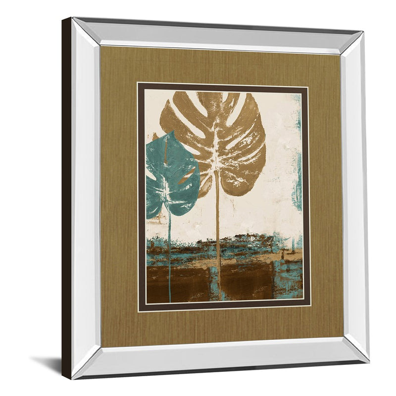 Classy Living Blue Leaves Duo Wall Art 34"x40", Mirrored