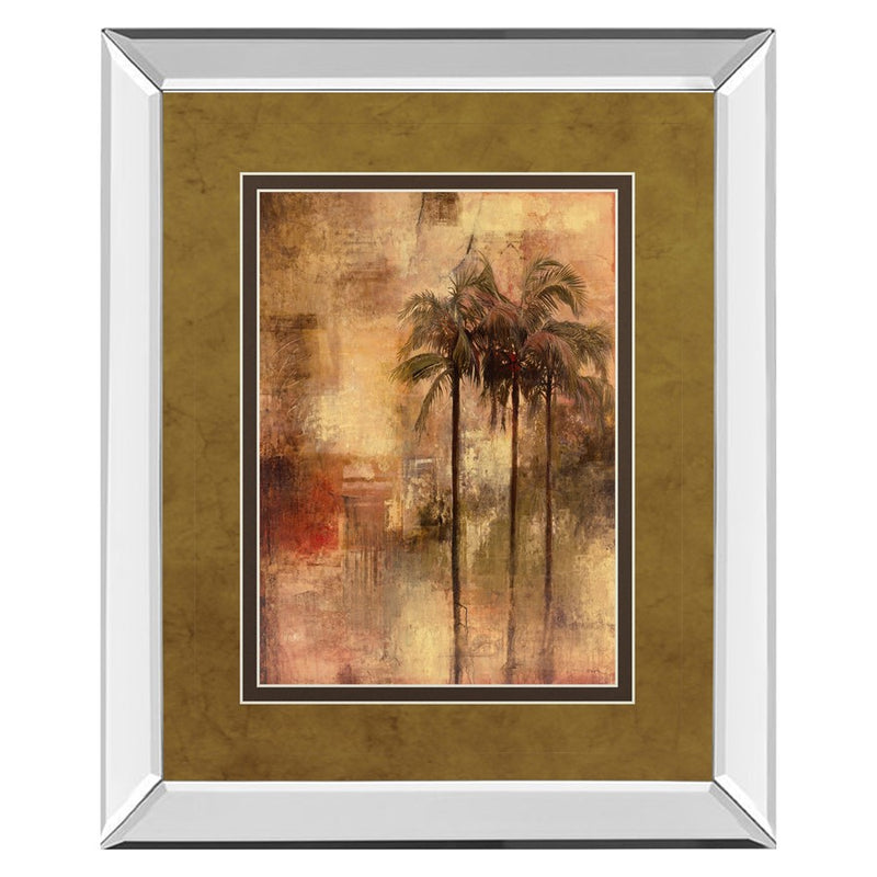 Classy Living Golden Palm Escape Wall Art 34"x40", Mirrored