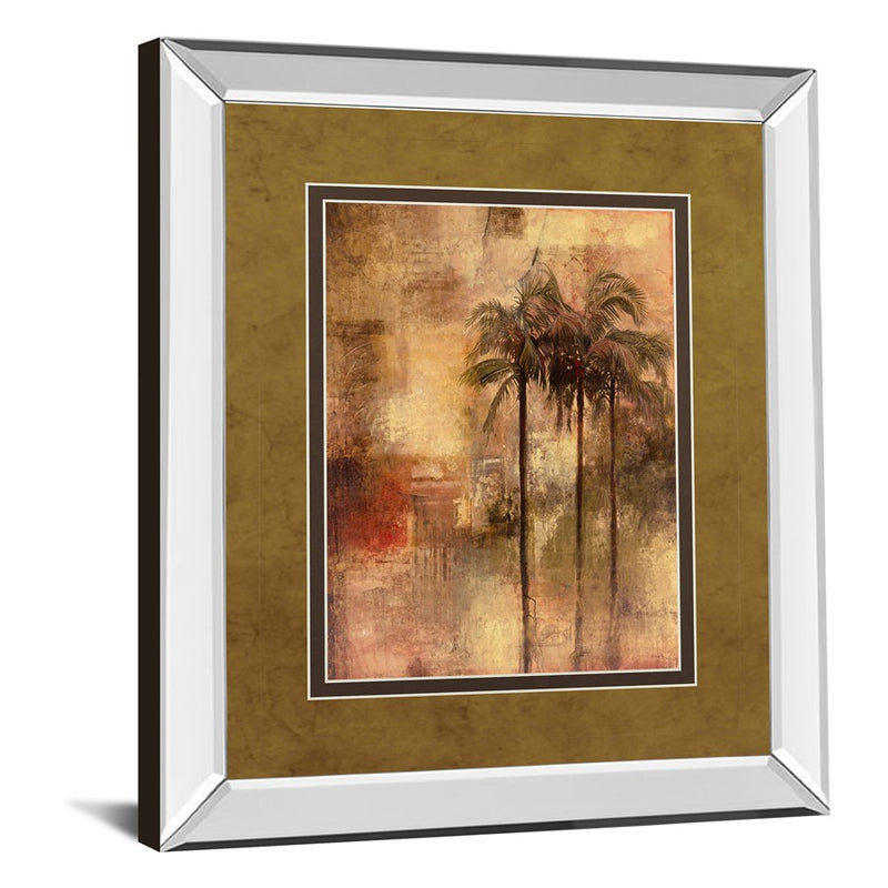 Classy Living Golden Palm Escape Wall Art 34"x40", Mirrored