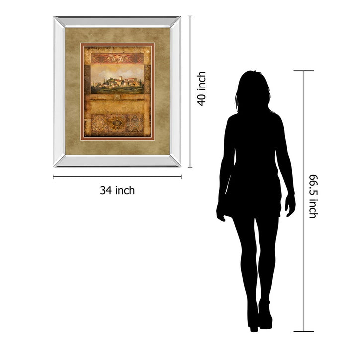 Classy Living Tuscan Vista Wall Art 34"x40", Mirrored