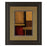 Classy Living Muted Ember Shapes Wall Art Double Mat 34"x40", Chocolate