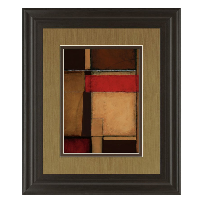 Classy Living Earthbound Harmony Wall Art Double Mat 34"x40", Chocolate