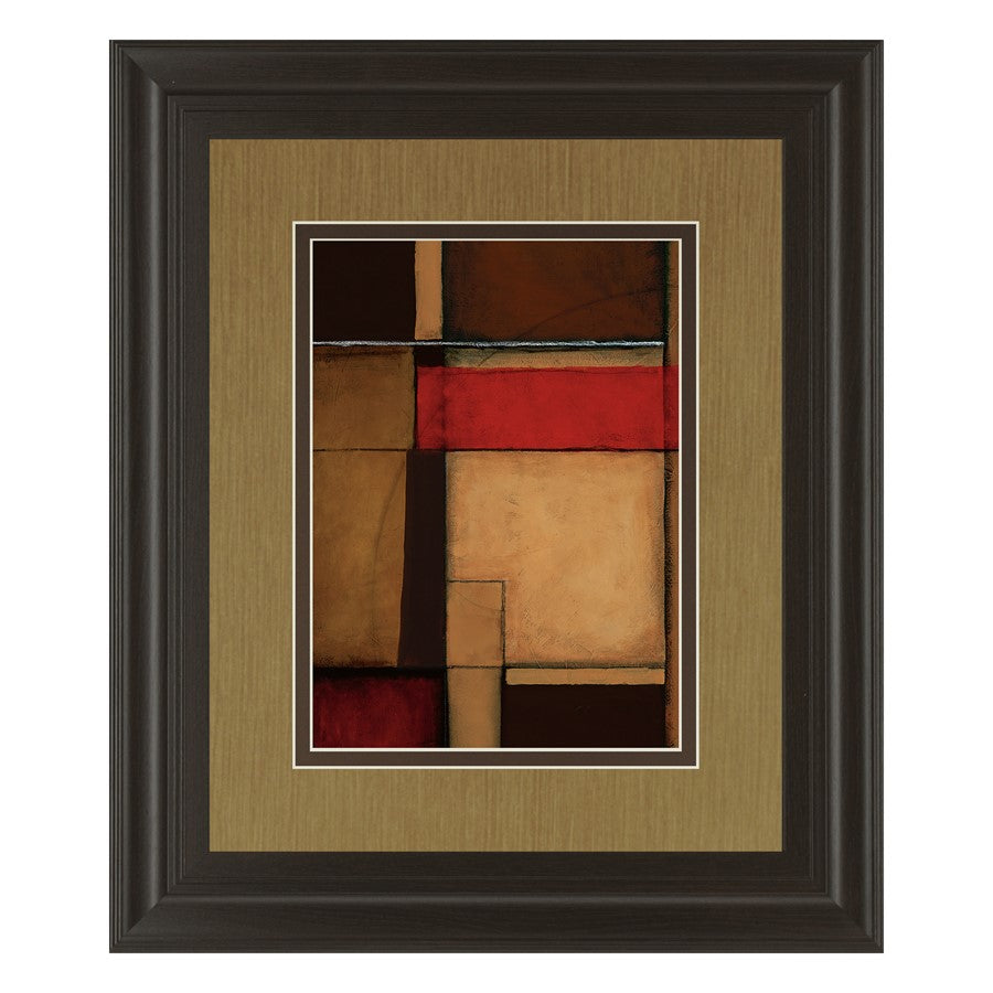Classy Living Earthbound Harmony Wall Art Double Mat 34"x40", Chocolate - DM5332