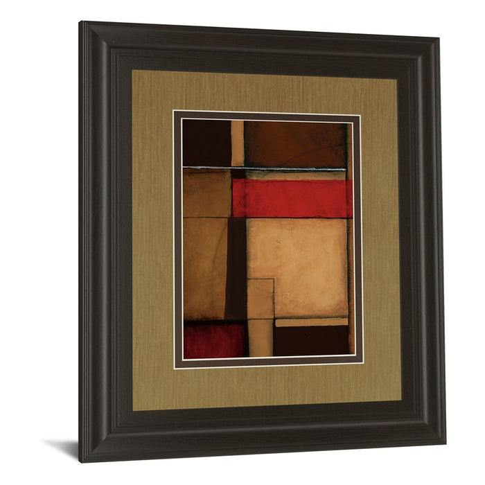 Classy Living Earthbound Harmony Wall Art Double Mat 34"x40", Chocolate