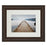 Classy Living Tranquil Dock Wall Art Double Mat 40"x34", Cinnamon Mocha - DM5339