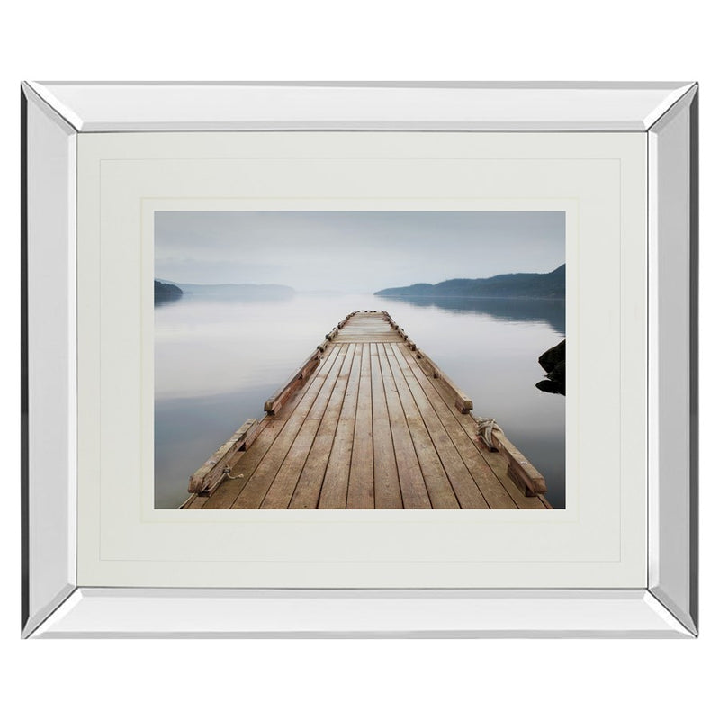 Classy Living Tranquil Dock Wall Art 40"x34", Mirrored