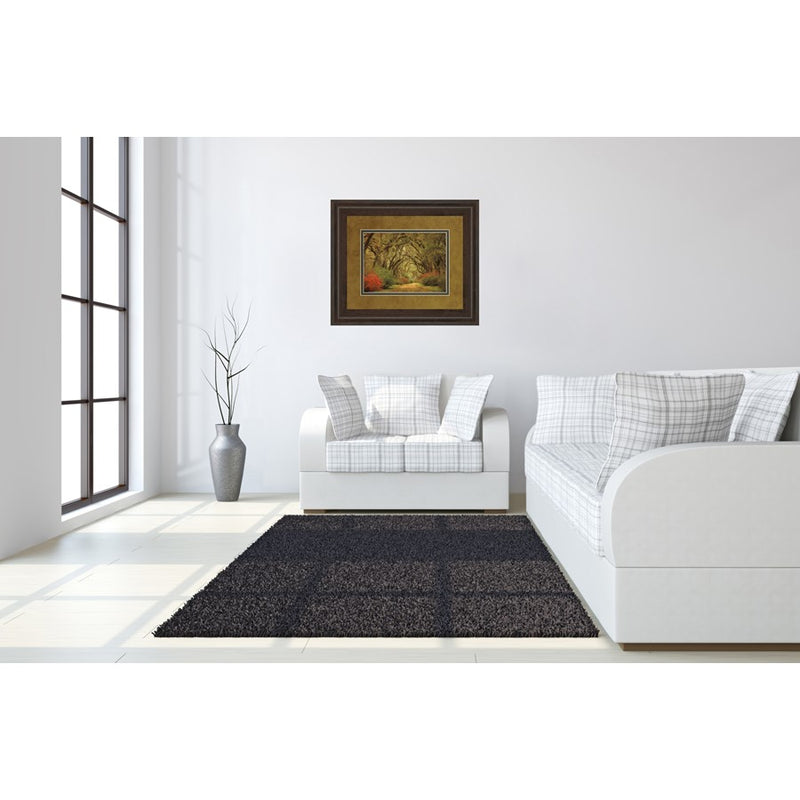 Classy Living Oak Pathway Wall Art Double Mat 40"x34", Cinnamon Mocha