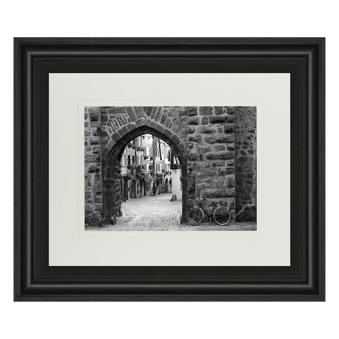 Classy Living Riquewihr Archway Wall Art Double Mat 40"x34", Midnight Aura