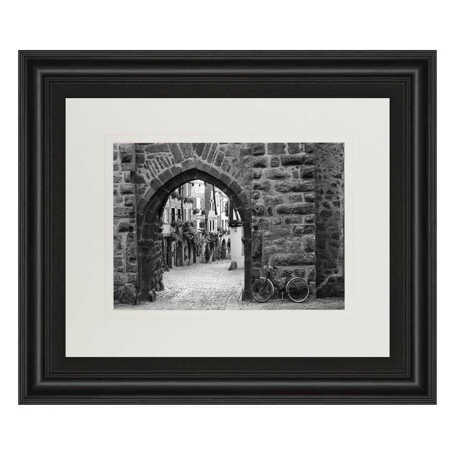 Classy Living Riquewihr Archway Wall Art Double Mat 40"x34", Midnight Aura