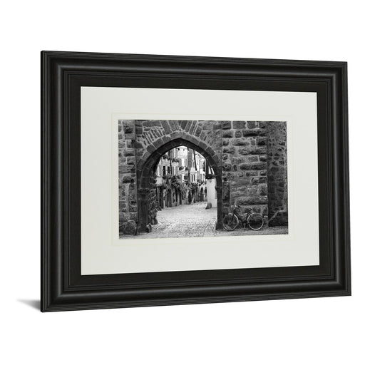 Classy Living Riquewihr Archway Wall Art Double Mat 40"x34", Midnight Aura