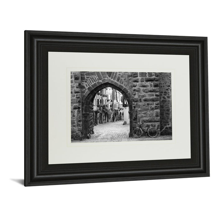 Classy Living Riquewihr Archway Wall Art Double Mat 40"x34", Midnight Aura