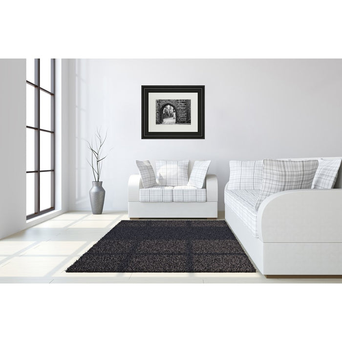 Classy Living Riquewihr Archway Wall Art Double Mat 40"x34", Midnight Aura