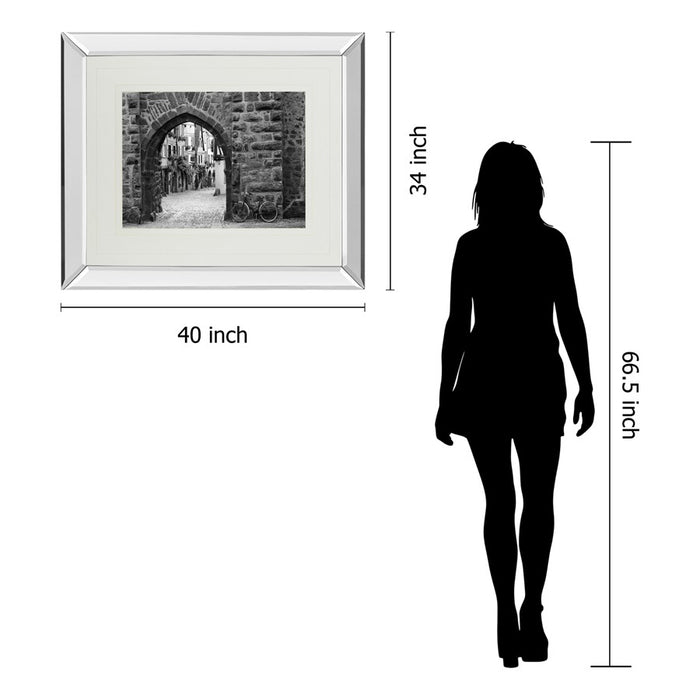 Classy Living Riquewihr Archway Wall Art 40"x34", Mirrored