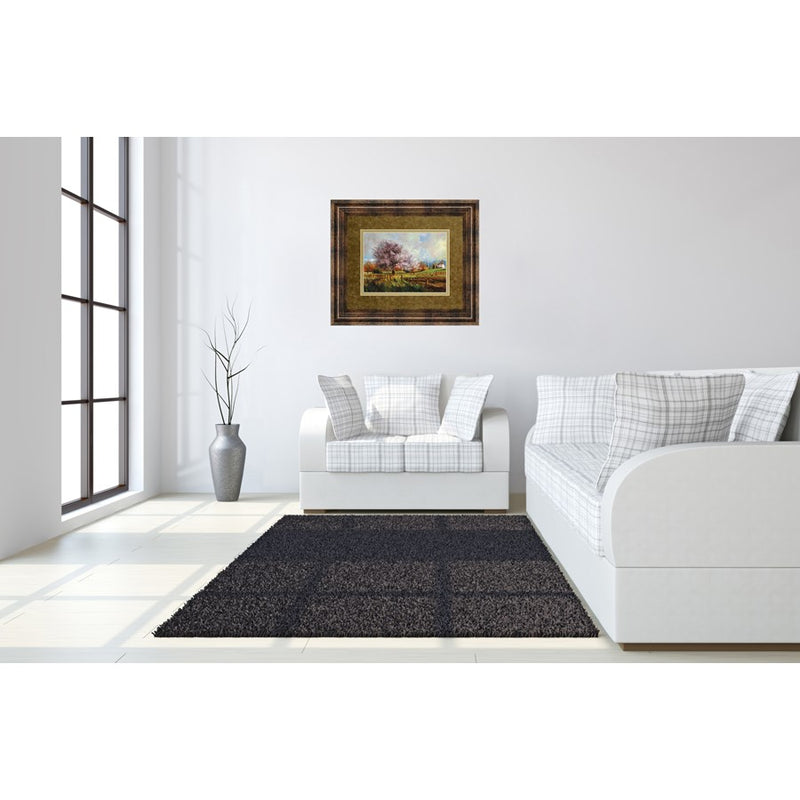 Classy Living Spring Blossoms Wall Art Double Mat 40"x34", Chocolate