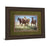 Classy Living Morning Stroll Wall Art Double Mat 40"x34", Brown Frame