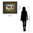 Classy Living Morning Stroll Wall Art Double Mat 40"x34", Brown Frame